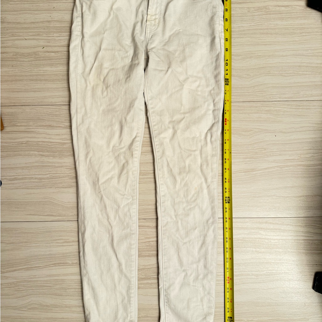 J Brand White Skinny Leg Denim